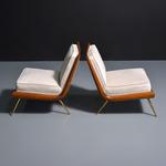 Pair of T.H. Robsjohn-Gibbings Slipper Lounge Chairs